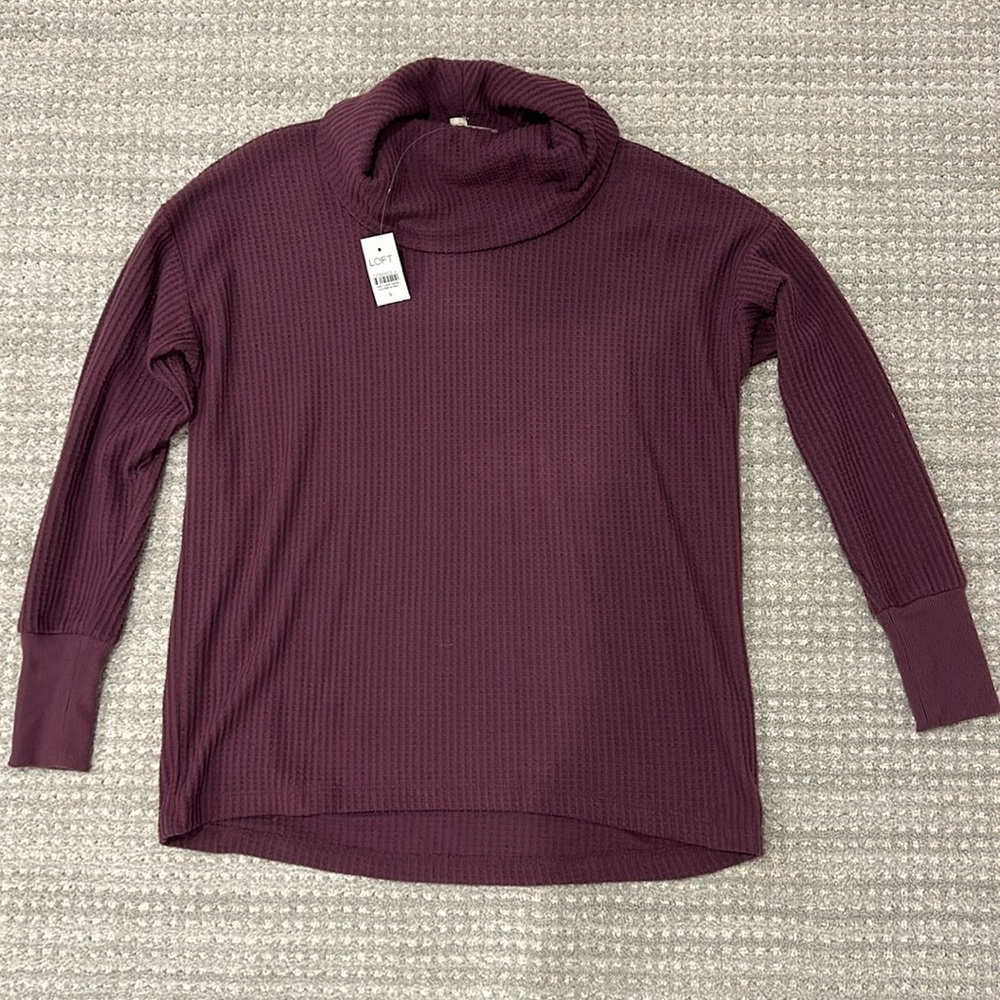 NWT LOFT cowl neck sweater top